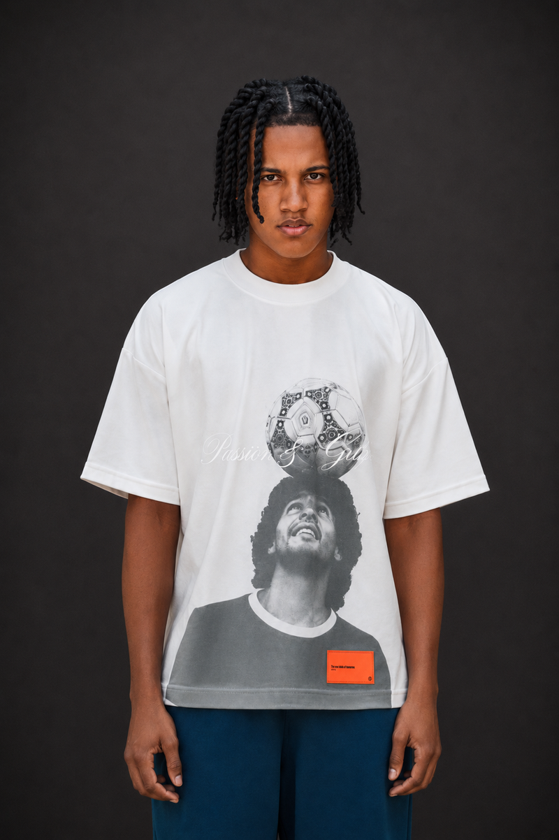 Maradona Tee Oversized - Ivory