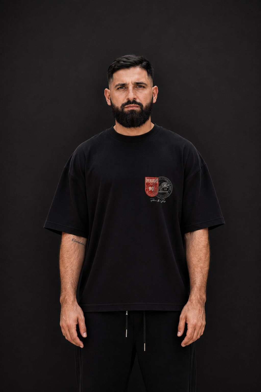 90´ Tee Boxy Feet - Black