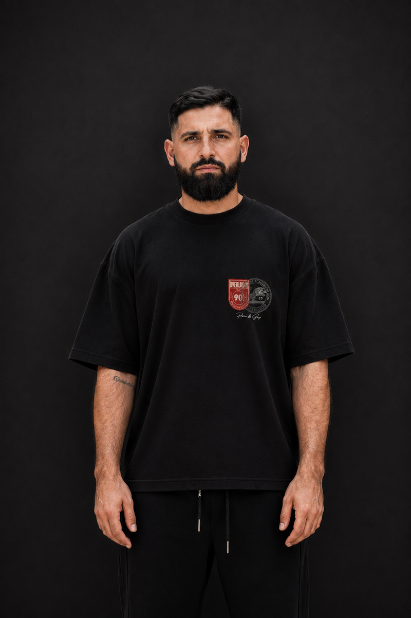 90´ Tee Oversized - Black