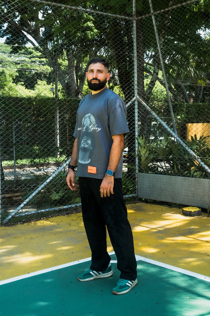 Maradona Tee Oversized - Grey