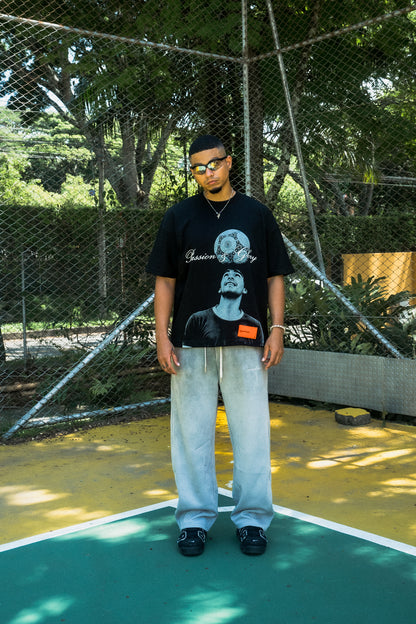Maradona Tee Oversized - Black