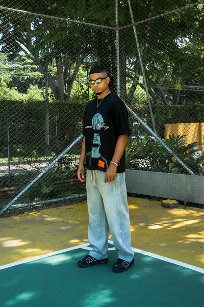 Maradona Tee Oversized - Black