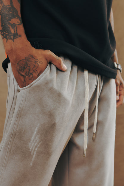 Dynasty sweatpant - washed grey