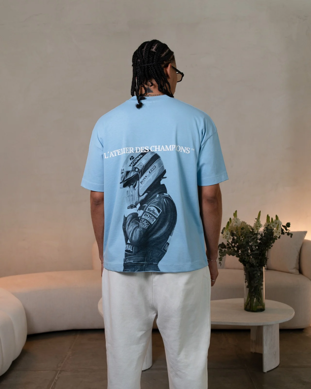 Idol F1 Oversized Tee – Baby Blue