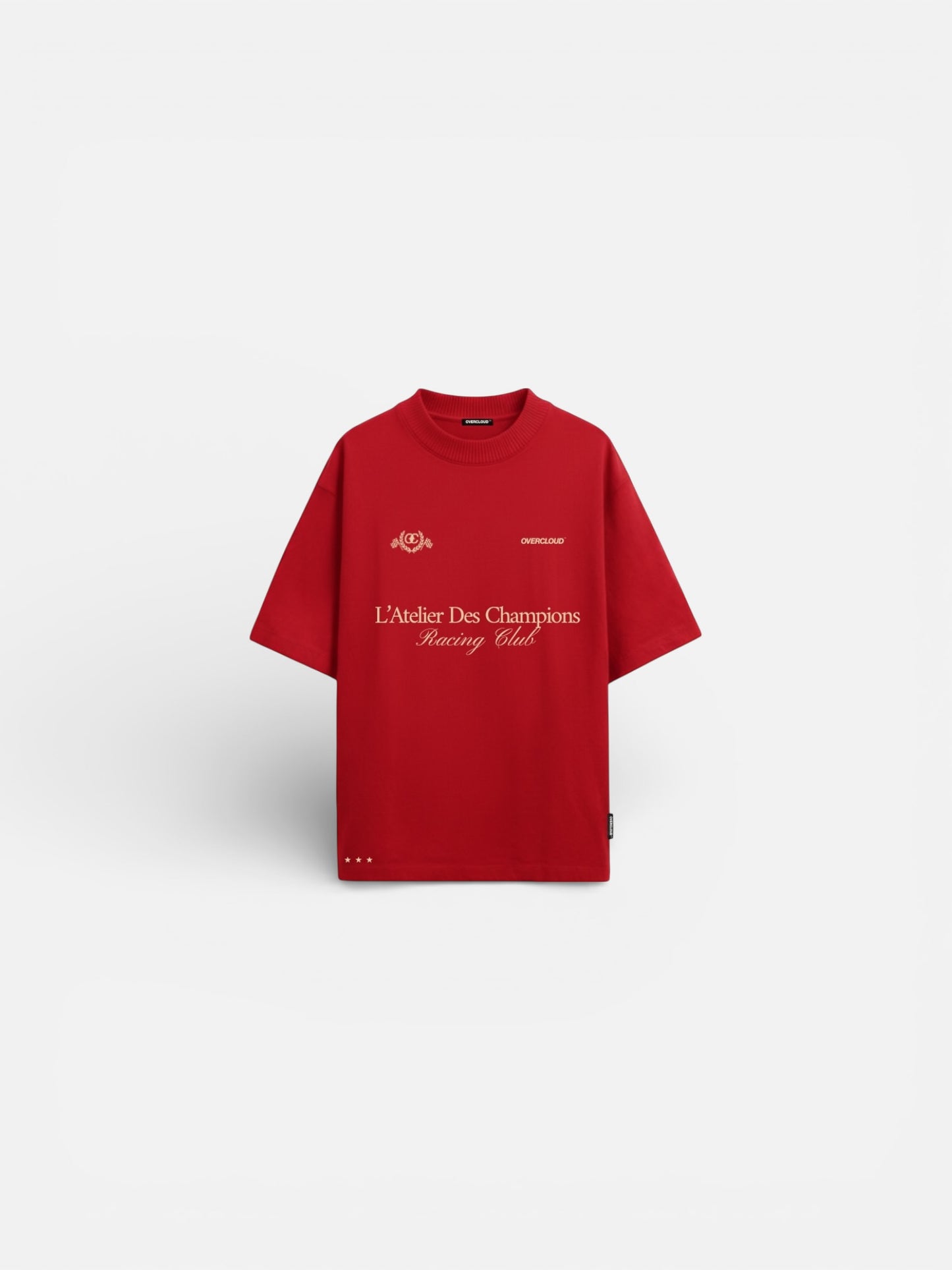 Racing Club Tee Oversized - Red