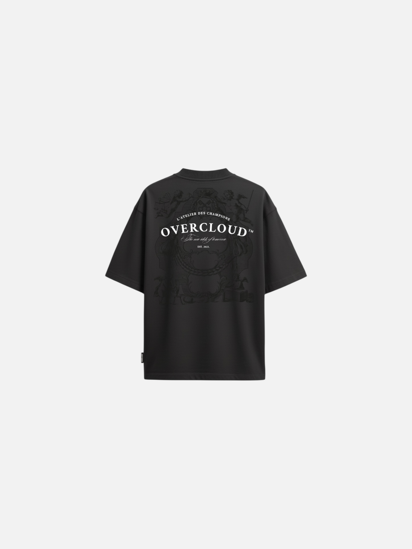 Angels Oversized Tee – Dark Grey