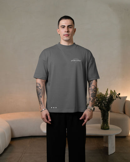 Angels Oversized Tee – Dark Grey