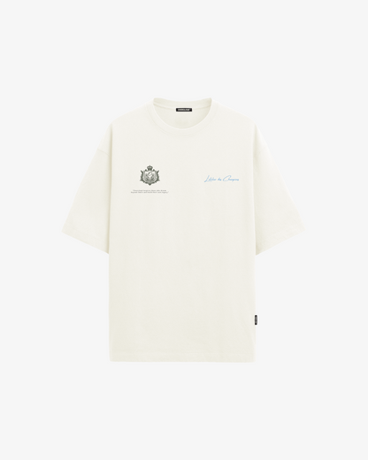 Champions Oversized Tee – Ivory