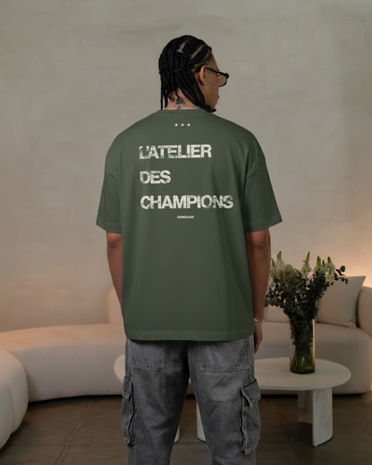 LDC Boxy-Oversized Tee – Army Green