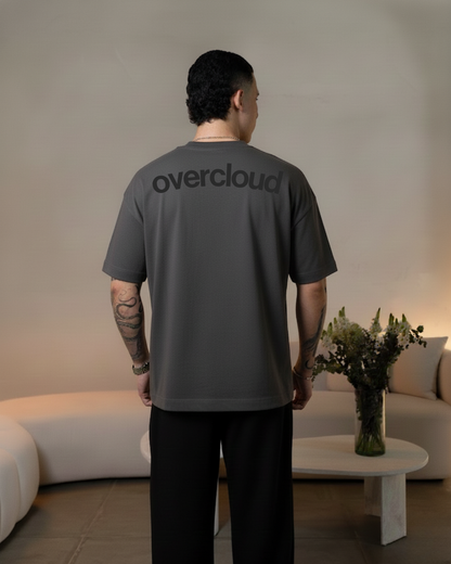 Overcloud Oversized Tee – Dark Grey