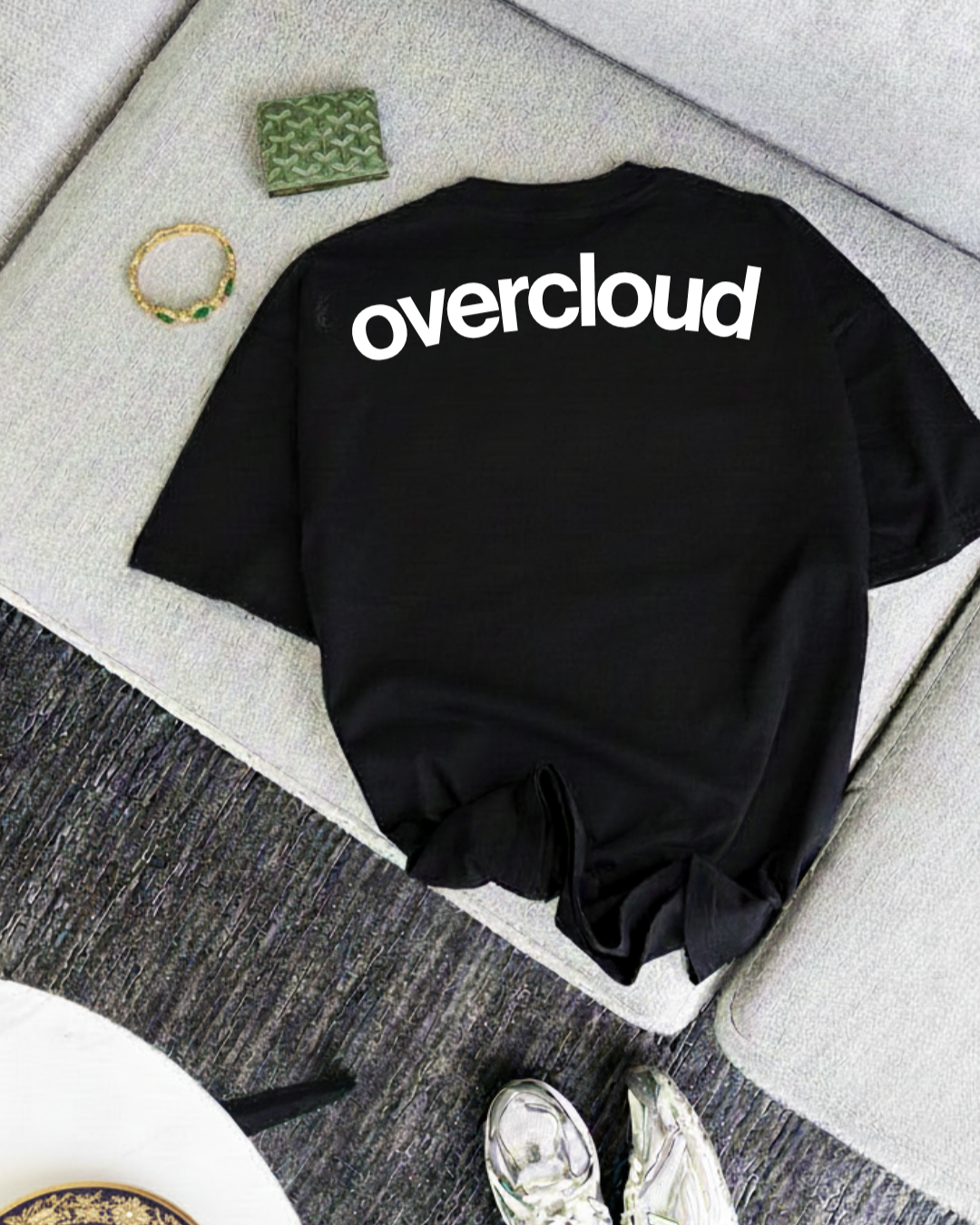 Overcloud Oversized Tee – Black