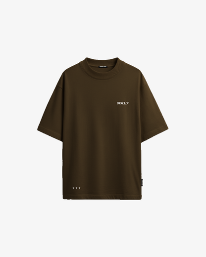 Design Tee Oversized - Brown
