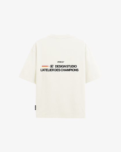Design Tee Oversized - Ivory