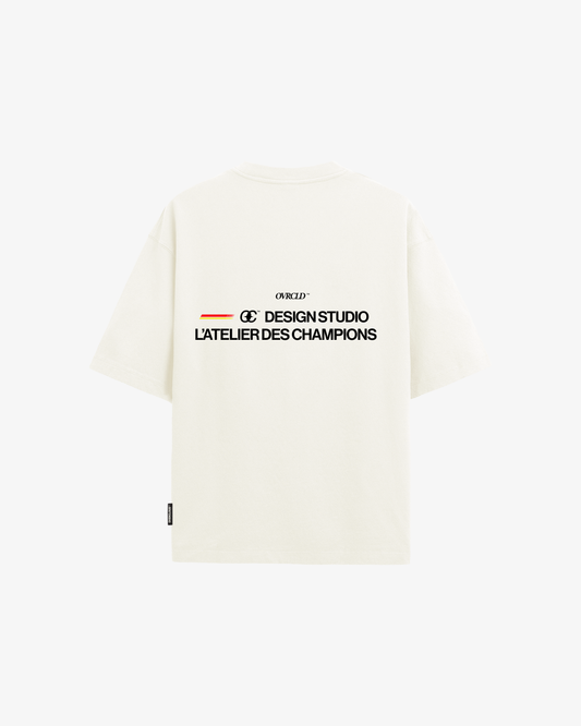 Design Tee Oversized - Ivory