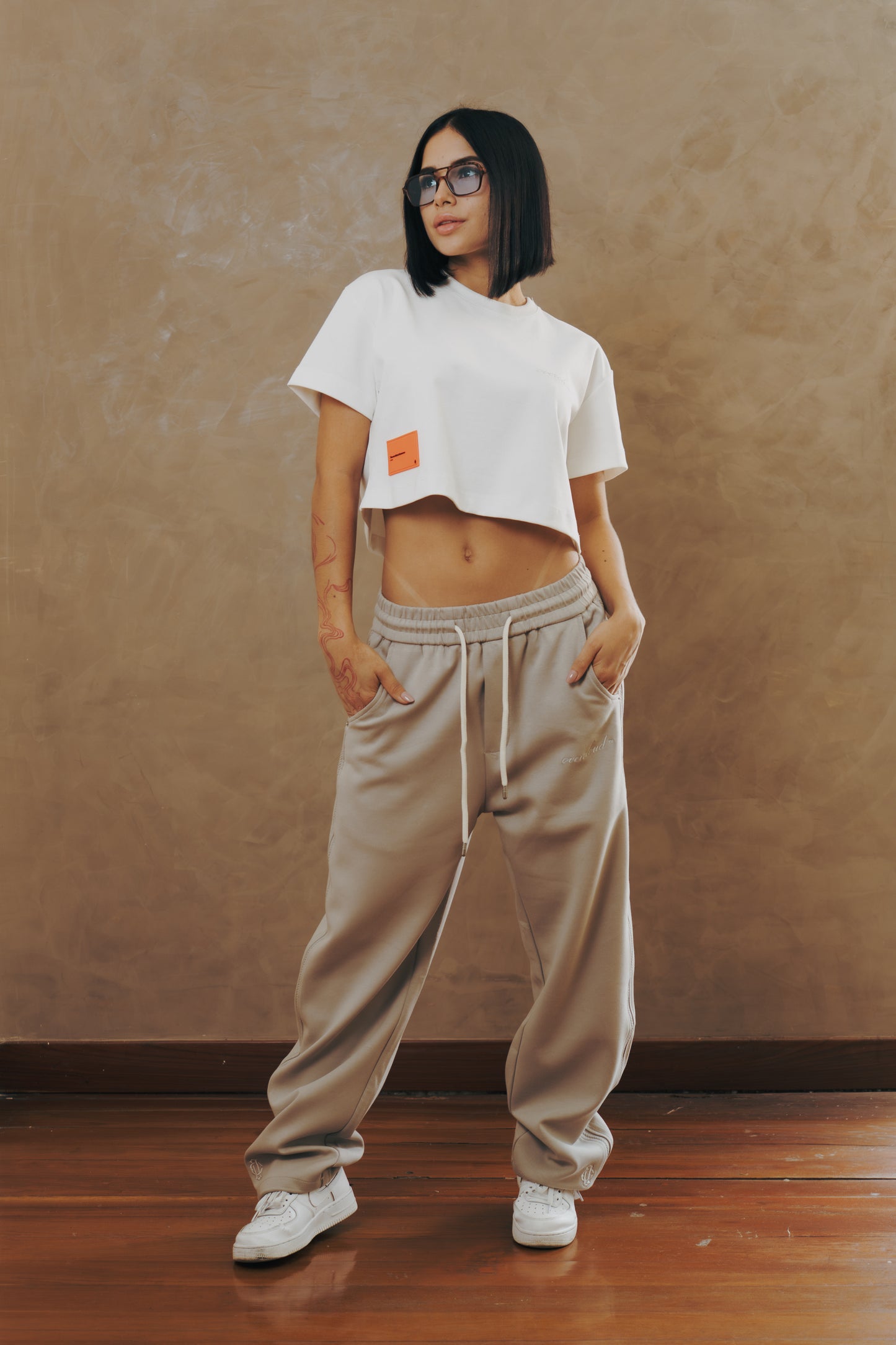 Dynasty Crop Top - white