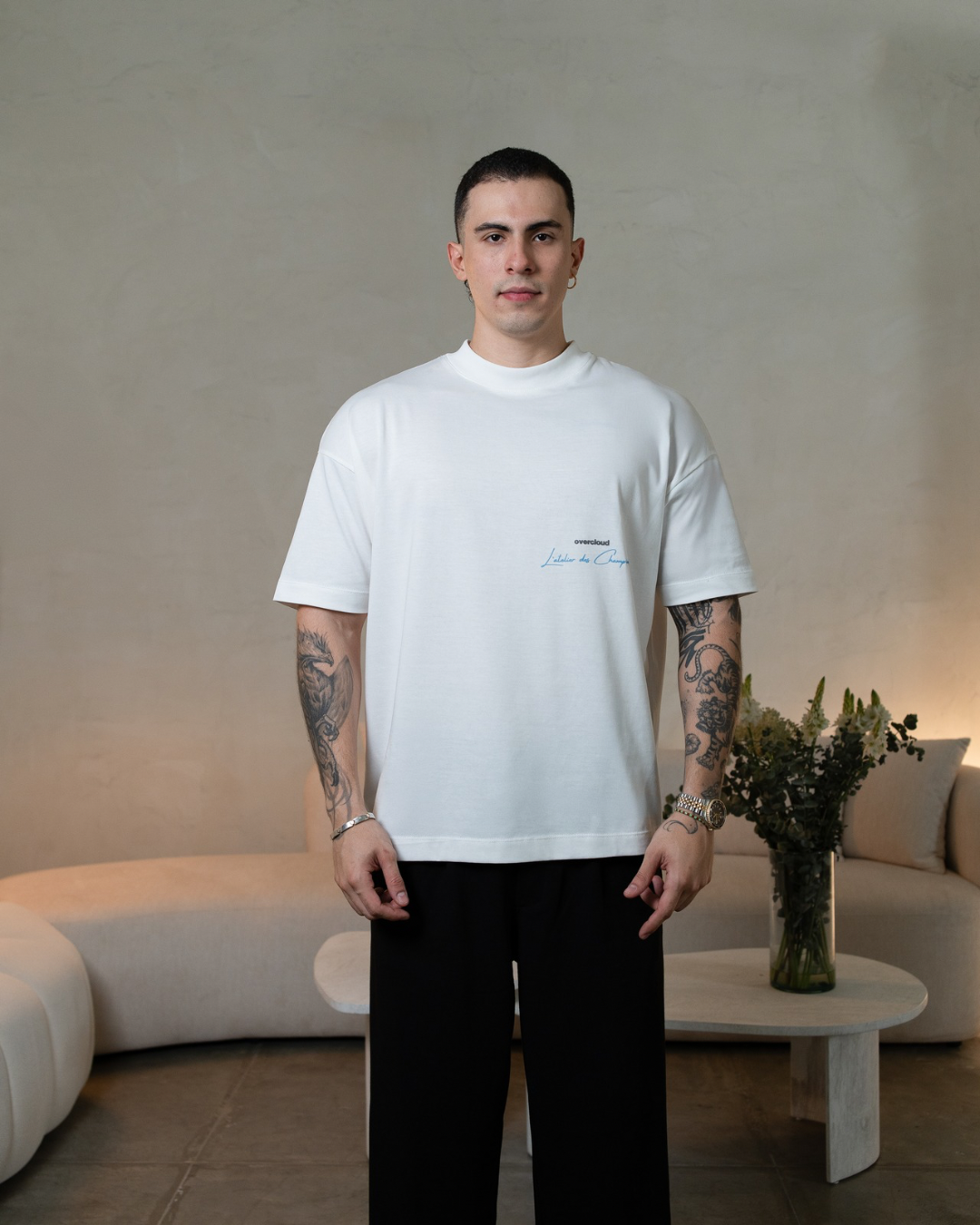 Ivory Idol F1 Tee Oversized - Ivory