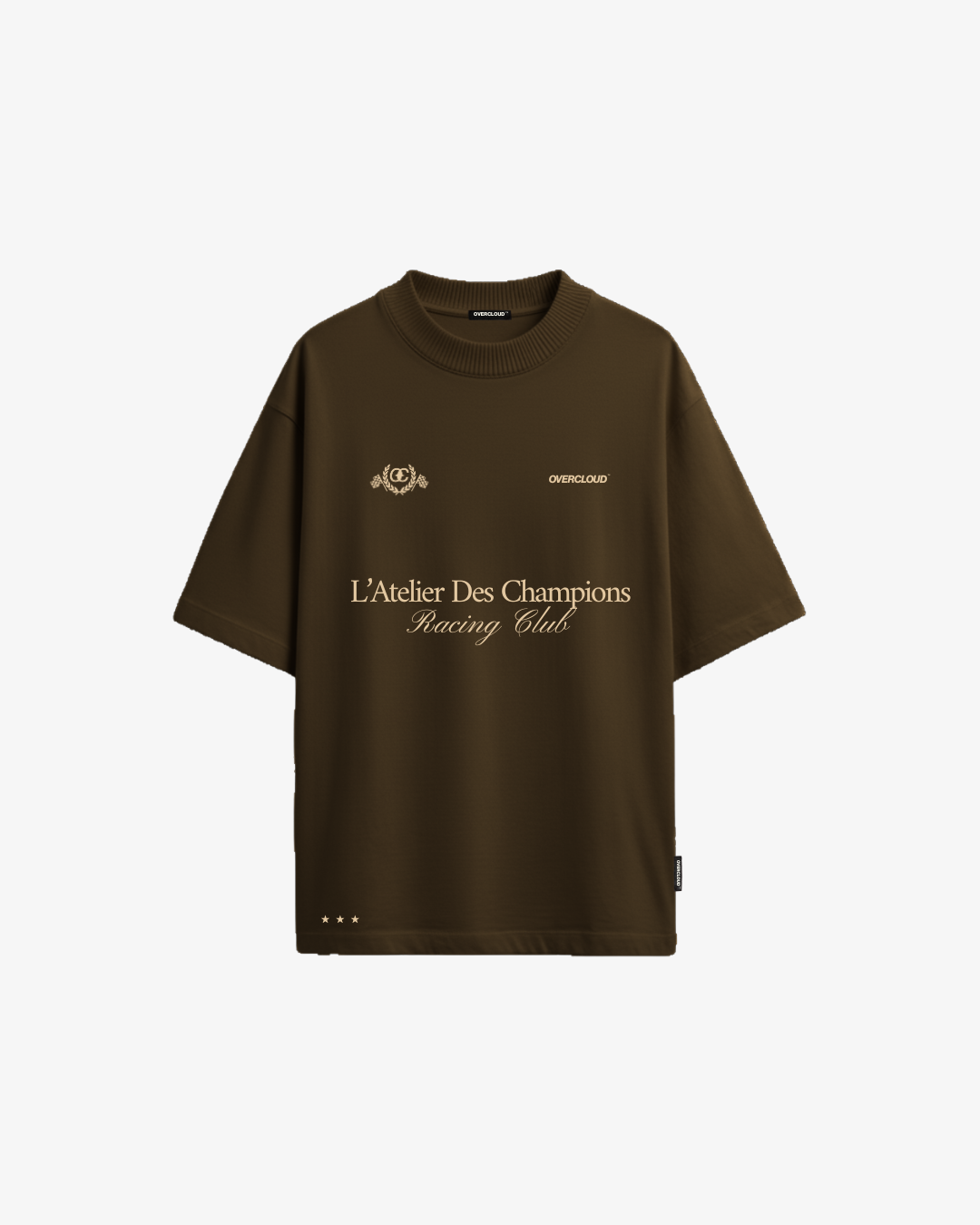 Racing Club Tee Oversized - Brown