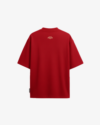 Racing Club Tee Oversized - Red