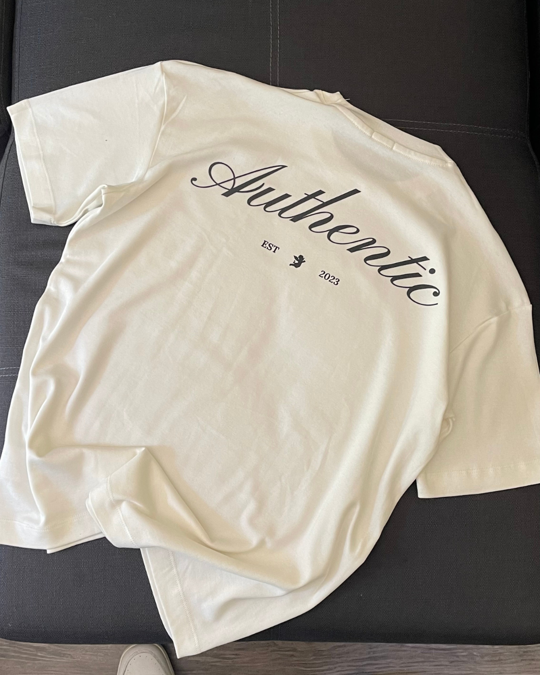 Authentic ivory tee
