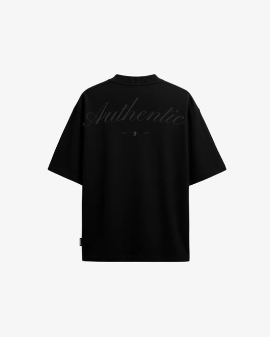 Authentic Tee Oversize - Black