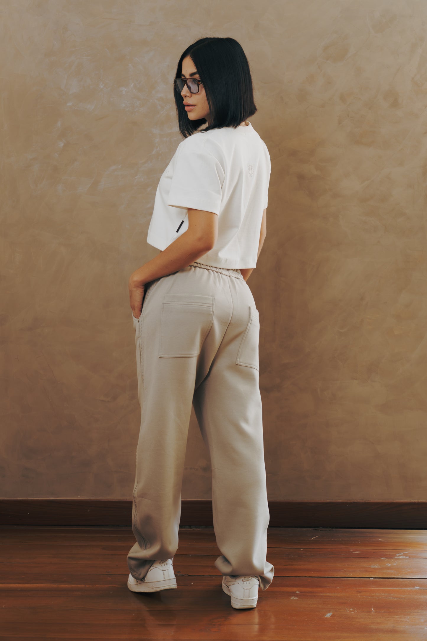 Dynasty Crop Top - white